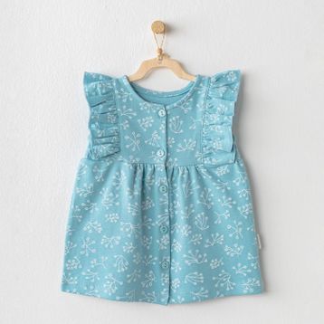Andywawa AC23754 Love Holidays Mavi Bebek Elbise