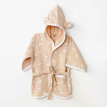 Andywawa AC24611 Bathrobe Smil All Day Bebek Bornoz