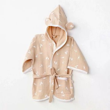 Andywawa AC24611 Bathrobe Smil All Day Bebek Bornoz