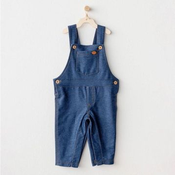 Andywawa AC25934 Indigo Casual Bebek Salopet