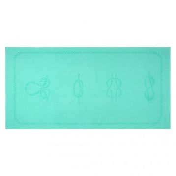 Anemoss Mint Yeşili Gemici Bağları 140x70 cm Plaj Havlusu
