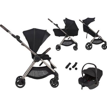 Anex IQ Premium Smart Travel Set Smoky Siyah Bebek Arabası