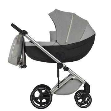 Anex Mev Kite 2'si 1 Arada Gri Bebek Arabası Seti