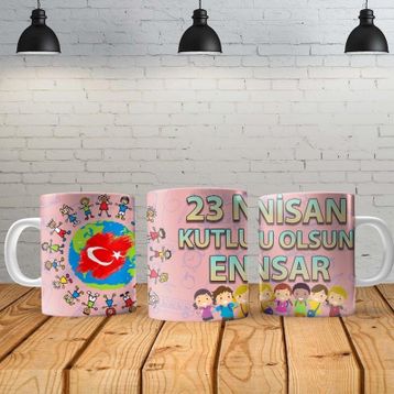 Angel Of Life 23 Nisan Ulusal Egemenlik Ve Çocuk Bayramı Kişiye Özel Baskılı Yeni Tasarım Sihirli Kupa Bardak