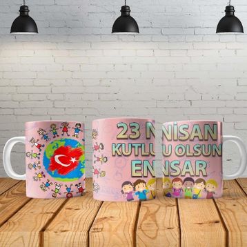Angel Of Life 23 Nisan Ulusal Egemenlik Ve Çocuk Bayramı Kişiye Özel Baskılı Yeni Tasarım Sihirli Kupa Bardak