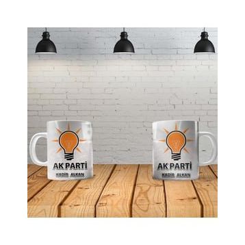 Angel Of Life Ak Parti Kişiye Özel Baskılı Yeni Tasarım Sihirli Kupa Bardak