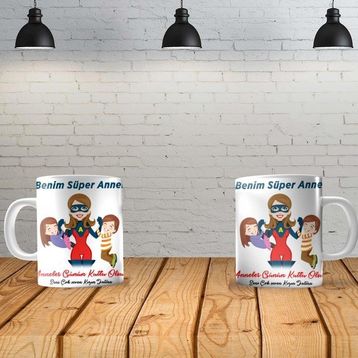 Angel Of Life Anneler Günü 7 Kişiye Özel Baskılı Yeni Tasarım Kupa Bardak