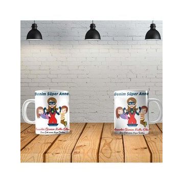 Angel Of Life Anneler Günü 7 Kişiye Özel Baskılı Yeni Tasarım Sihirli Kupa Bardak