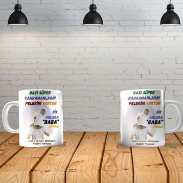 Angel Of Life Babalar Günü 2 Kişiye Özel Baskılı Yeni Tasarım Sihirli Kupa Bardak