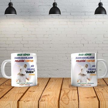 Angel Of Life Babalar Günü 3 Kişiye Özel Baskılı Yeni Tasarım Sihirli Kupa Bardak