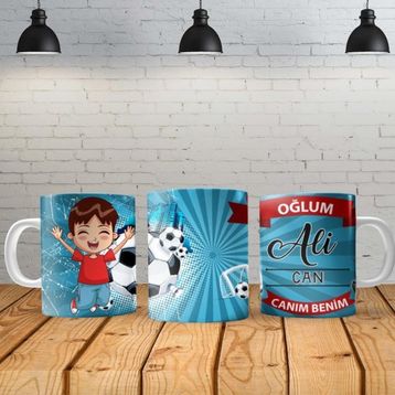 Angel Of Life Canım Oğlum Kişiye Özel Baskılı Yeni Tasarım Sihirli Kupa Bardak