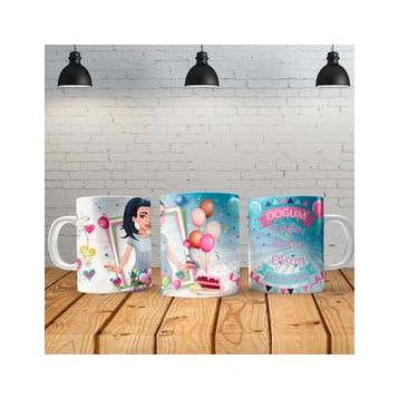 Angel Of Life Doğum Günü Anne Kişiye Özel Baskılı Yeni Tasarım Sihirli Kupa Bardak