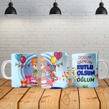 Angel Of Life Doğum Günü Erkek Kişiye Özel Baskılı Yeni Tasarım Sihirli Kupa Bardak