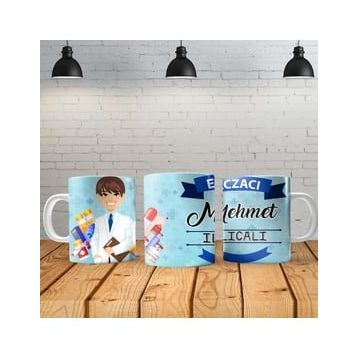 Angel Of Life Eczacı Erkek Kişiye Özel Baskılı Yeni Tasarım Sihirli Kupa Bardak