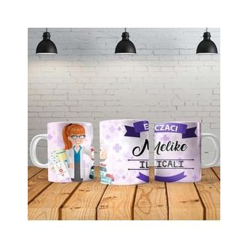 Angel Of Life Eczacı Kadın Kişiye Özel Baskılı Yeni Tasarım Sihirli Kupa Bardak