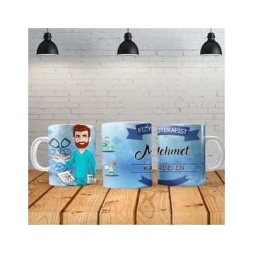 Angel Of Life Fizyoterapist Erkek Kişiye Özel Baskılı Yeni Tasarım Sihirli Kupa Bardak