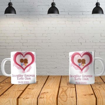 Angel Of Life I Love You 5 Kişiye Özel Baskılı Yeni Tasarım Kupa Bardak