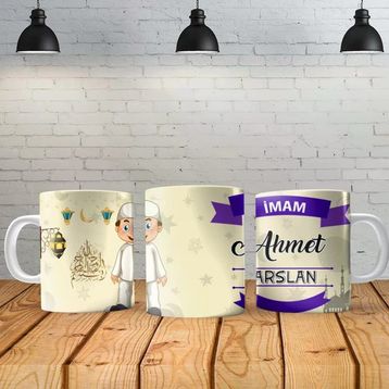 Angel Of Life Imam Kişiye Özel Baskılı Yeni Tasarım Sihirli Kupa Bardak