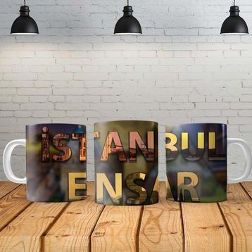Angel Of Life İstanbul Kişiye Özel Baskılı Yeni Tasarım Kupa Bardak