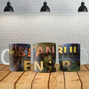 Angel Of Life İstanbul Kişiye Özel Baskılı Yeni Tasarım Sihirli Kupa Bardak