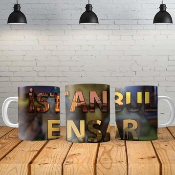 Angel Of Life İstanbul Kişiye Özel Baskılı Yeni Tasarım Sihirli Kupa Bardak