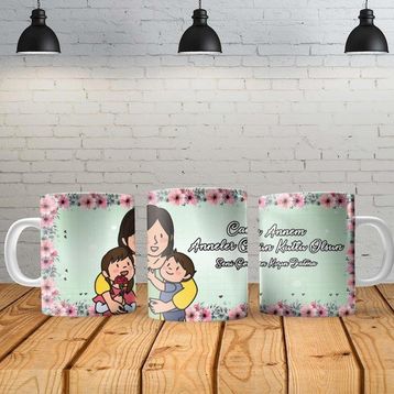 Angel Of Life Kadınlar Günü 4 Kişiye Özel Baskılı Yeni Tasarım Sihirli Kupa Bardak