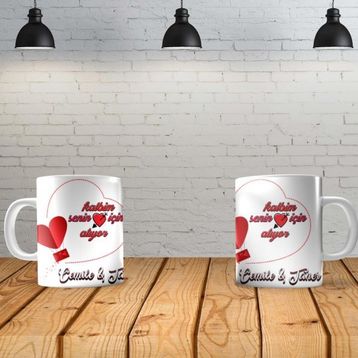 Angel Of Life Kalbim Senin Için Atıyor Kişiye Özel Baskılı Yeni Tasarım Sihirli Kupa Bardak