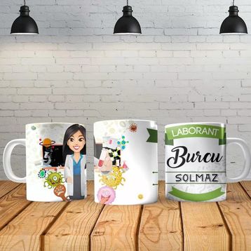 Angel Of Life Laborant Kişiye Özel Baskılı Yeni Tasarım Sihirli Kupa Bardak