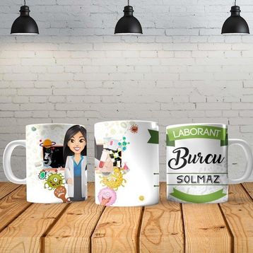 Angel Of Life Laborant Kişiye Özel Baskılı Yeni Tasarım Sihirli Kupa Bardak