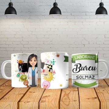 Angel Of Life Laborant Kişiye Özel Baskılı Yeni Tasarım Sihirli Kupa Bardak