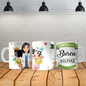 Angel Of Life Laborant Kişiye Özel Baskılı Yeni Tasarım Sihirli Kupa Bardak