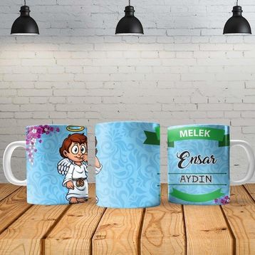 Angel Of Life Melek Kişiye Özel Baskılı Yeni Tasarım Sihirli Kupa Bardak
