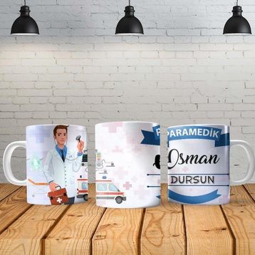 Angel Of Life Paramedik Erkek Kişiye Özel Baskılı Yeni Tasarım Kupa Bardak