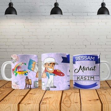 Angel Of Life Ressam Kişiye Özel Baskılı Yeni Tasarım Kupa Bardak