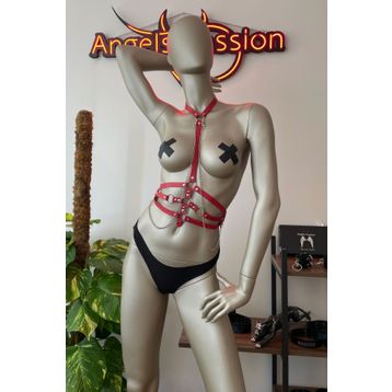 Angels Passion Fantazi İç Giyim Deri Bel Harness
