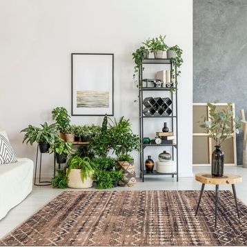 Angorahome 4022 Vega Dekoratif Yeni Nesil 100x300 cm Salon Halı