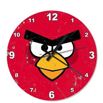 Angry Birds Analog Duvar Saati