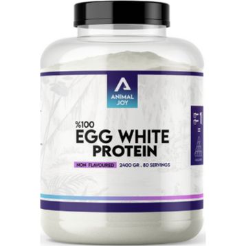 Animal Joy Egg White 2400 gr 80 Servis Aromasız Protein Tozu
