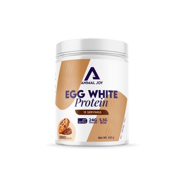 Animal Joy Egg White 450 gr 15 Servis Kurabiye Aromalı Protein Tozu