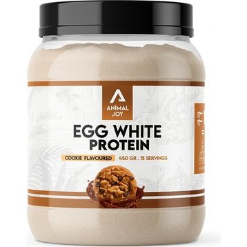 Animal Joy Egg White 450 gr 15 Servis Kurabiye Aromalı Protein Tozu