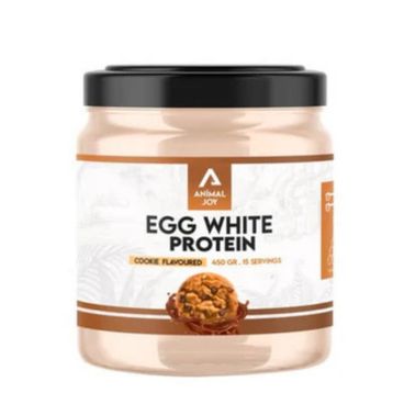 Animal Joy Egg White 450 gr 15 Servis Kurabiye Aromalı Protein Tozu