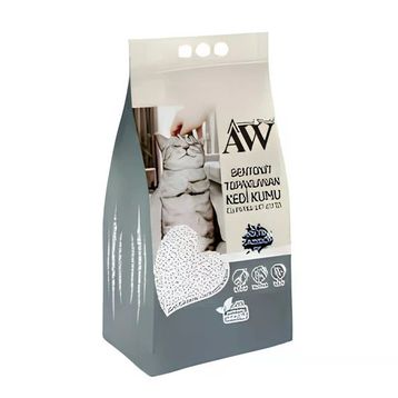 Animal World 10 lt Aktif Karbonlu Bentonit Topaklanan Kedi Kumu