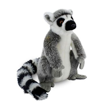 Animals Of The World Oturan Lemur 28 cm Peluş Oyuncak