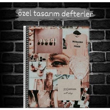 Anime And Your World Estetik Temalı Özel Tasarım Defter