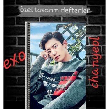 Anime And Your World Exo Chanyeol Özel Tasarım Defter