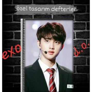 Anime And Your World Exo D.o Özel Tasarım Defter