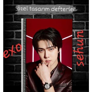 Anime And Your World Exo Sehun Özel Tasarım Defter