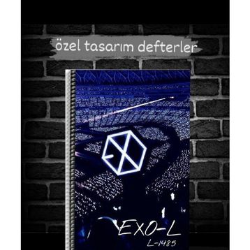 Anime And Your World Exo Temalı Özel Tasarım Defter