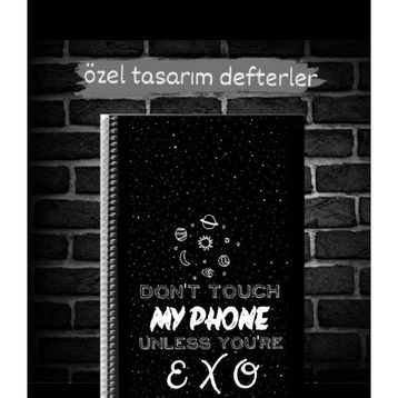 Anime And Your World Exo Temalı Özel Tasarım Defter