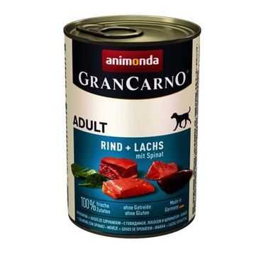 Animonda Gran Carno Somonlu ve Ispanaklı 400 gr Yetişkin Köpek Konservesi